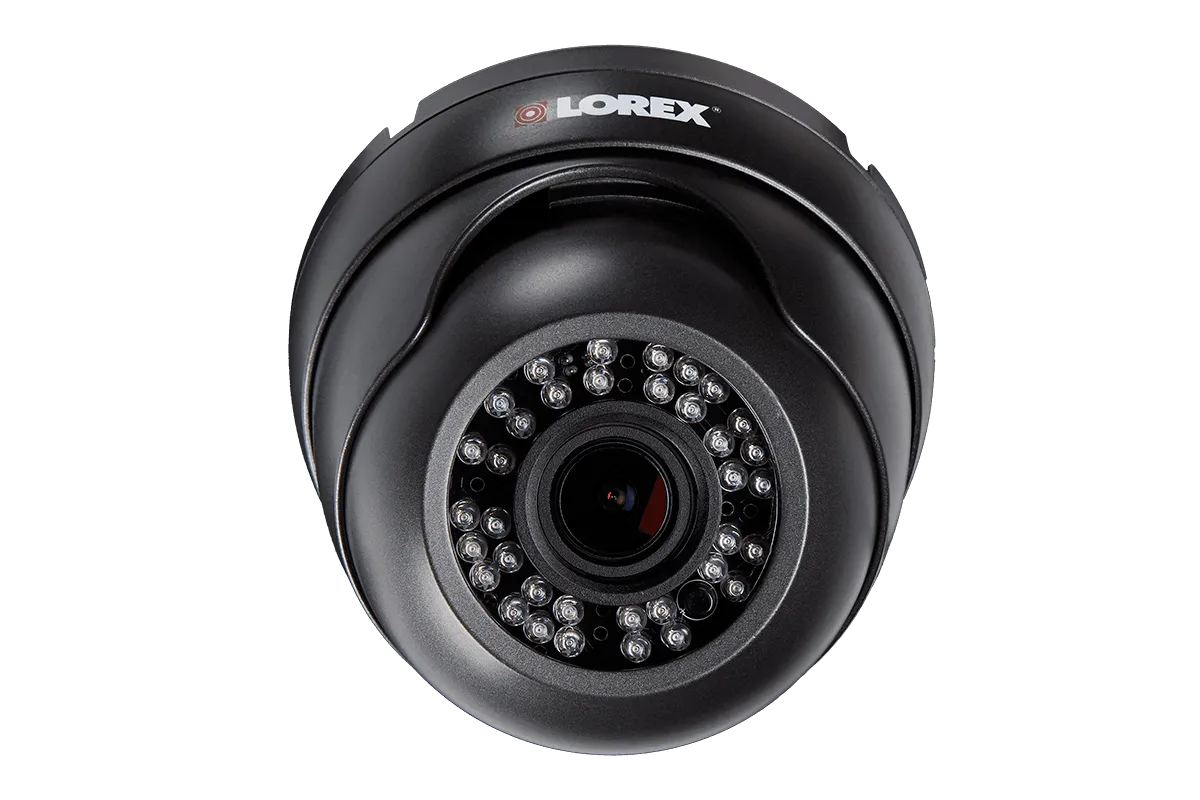 1080p HD Outdoor Security System with 4 Ultra Wide Lens Cameras and 4 Vandal proof 3x Zoom Cameras, 150ft Night Vision