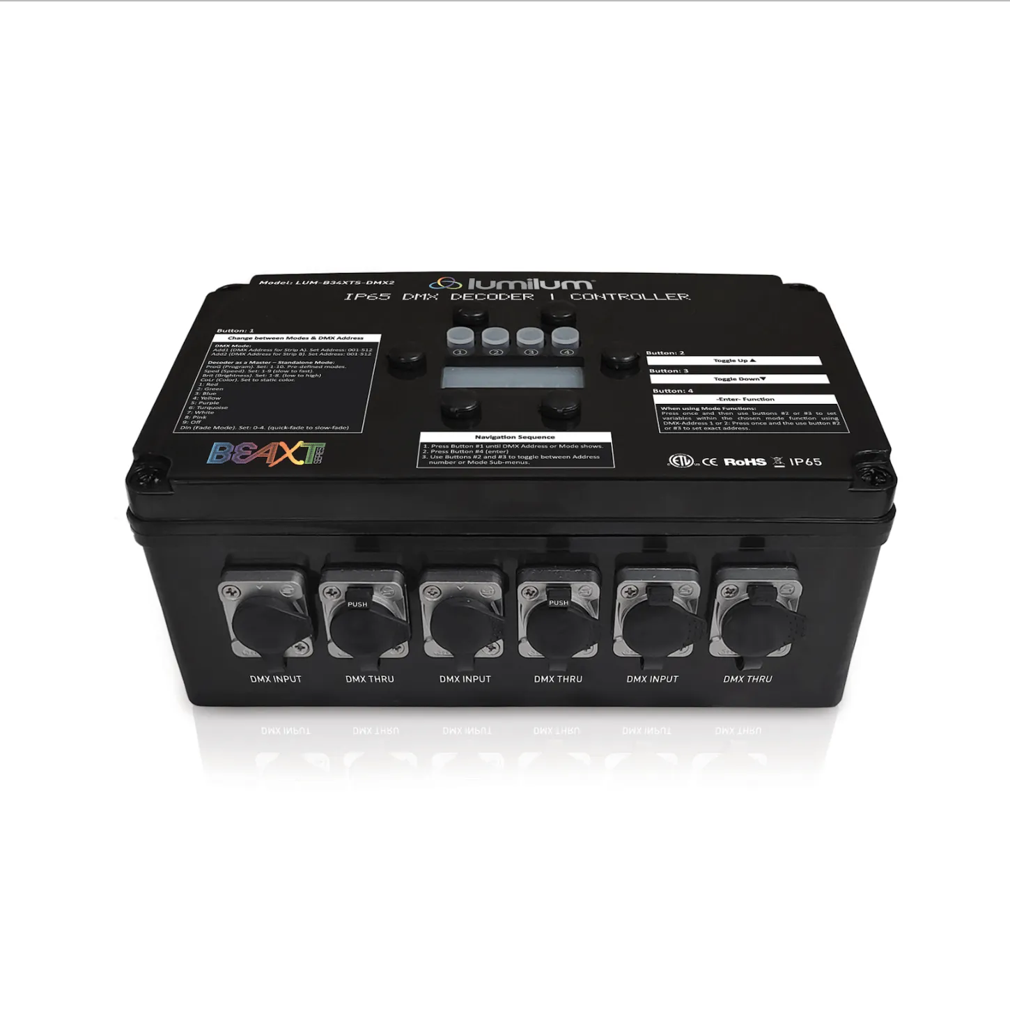 120V RGB LED Strip Lights - DMX Decoder