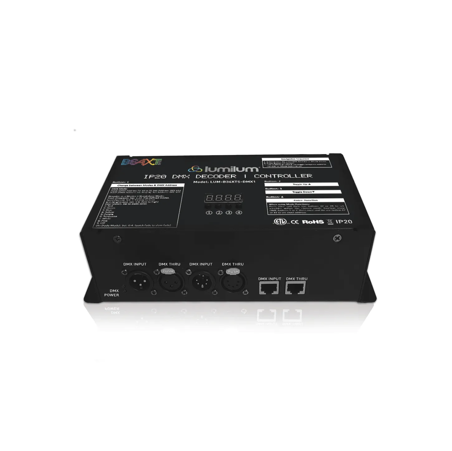 120V RGB LED Strip Lights - DMX Decoder