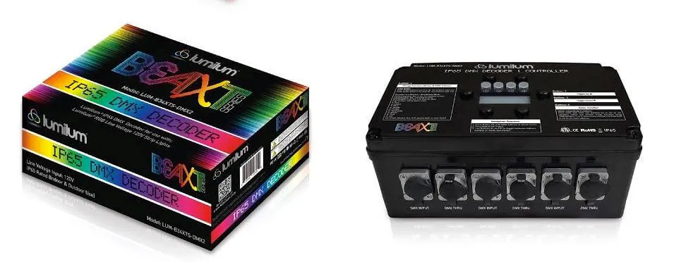 120V RGB LED Strip Lights - DMX Decoder