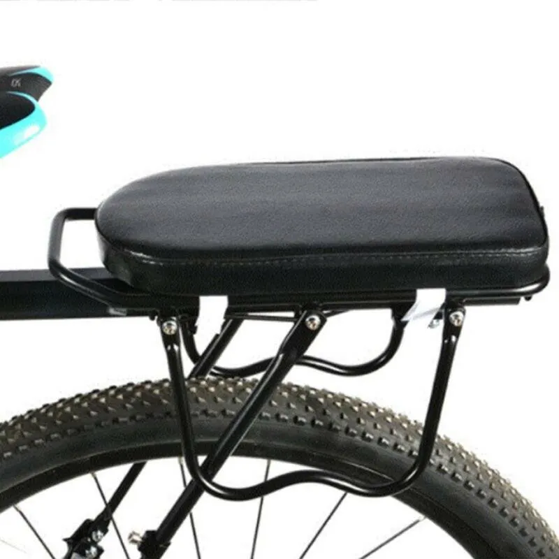 2023 New Bicycle Back Seats Cushion Mountain Bike Seat Plate Rear Shelf Thickened Saddle Accessories