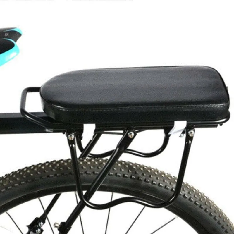 2023 New Bicycle Back Seats Cushion Mountain Bike Seat Plate Rear Shelf Thickened Saddle Accessories
