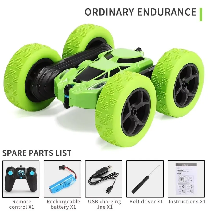 2024 RC Stunt Car 360 Double Sides Flips drift 4WD Off Road