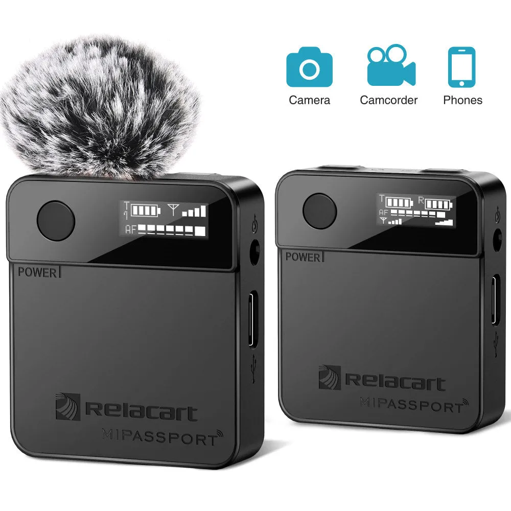 2.4G Wireless Lavalier Microphone System (US STOCK Only)