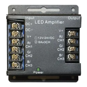 24V LED Strip Lights - RGB LED Signal Amplifier