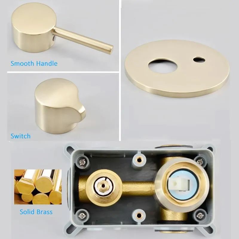 360 Rotation Spout Bathroom Shower System