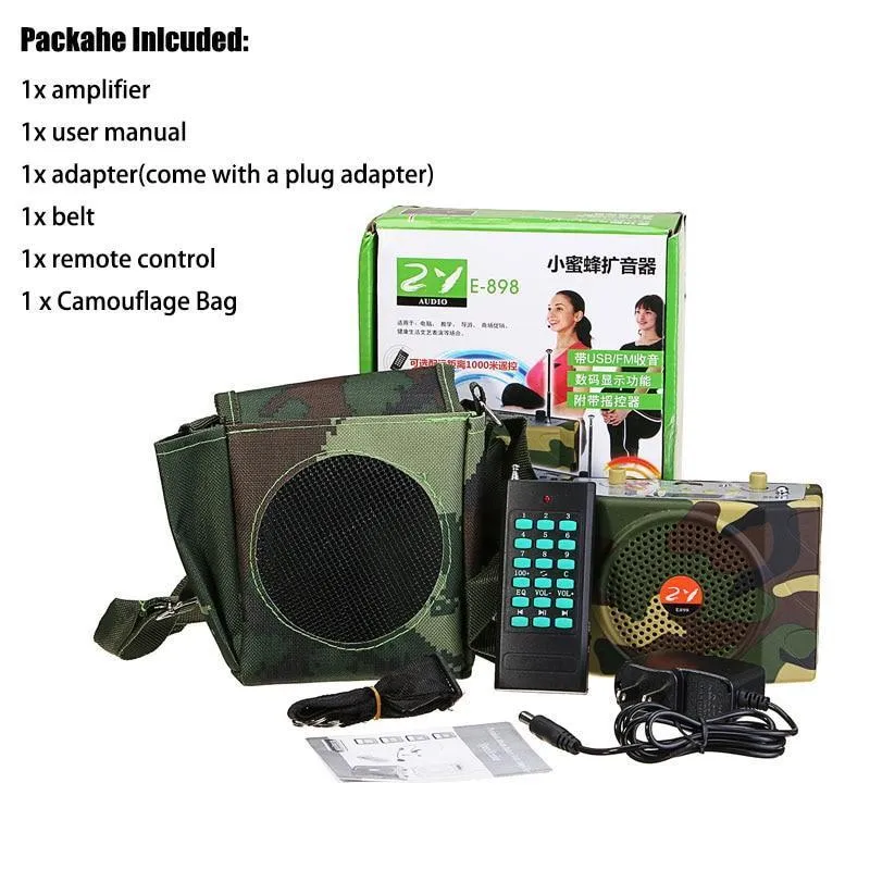 48W/38W Hunting Decoy Calls - Electronic Bird Caller- MP3 Speaker Remote Controller Kit