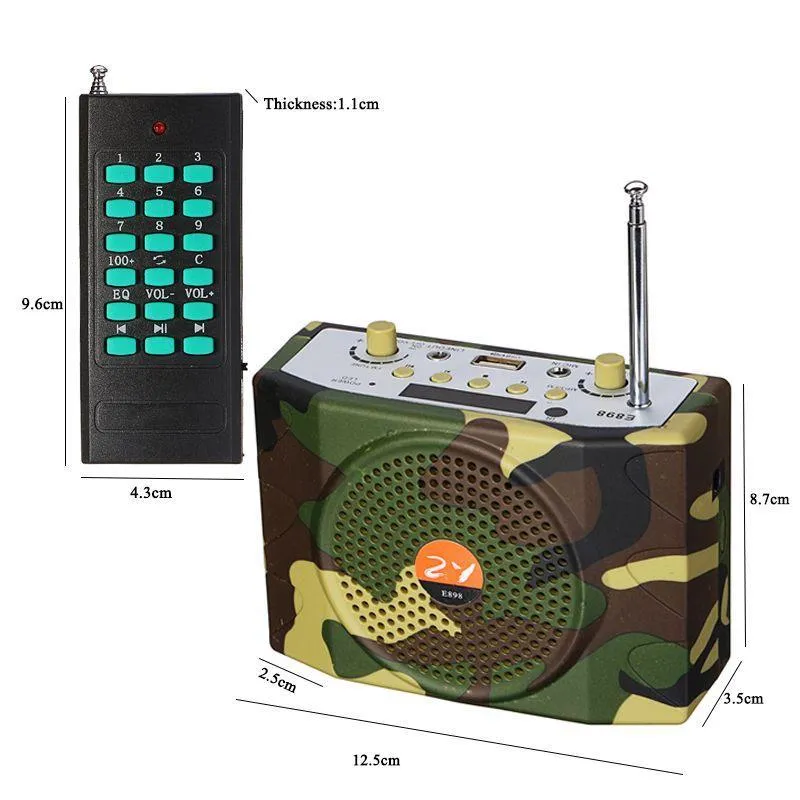 48W/38W Hunting Decoy Calls - Electronic Bird Caller- MP3 Speaker Remote Controller Kit