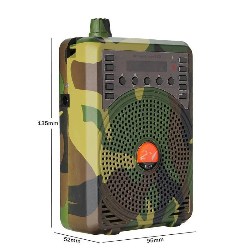 48W/38W Hunting Decoy Calls - Electronic Bird Caller- MP3 Speaker Remote Controller Kit