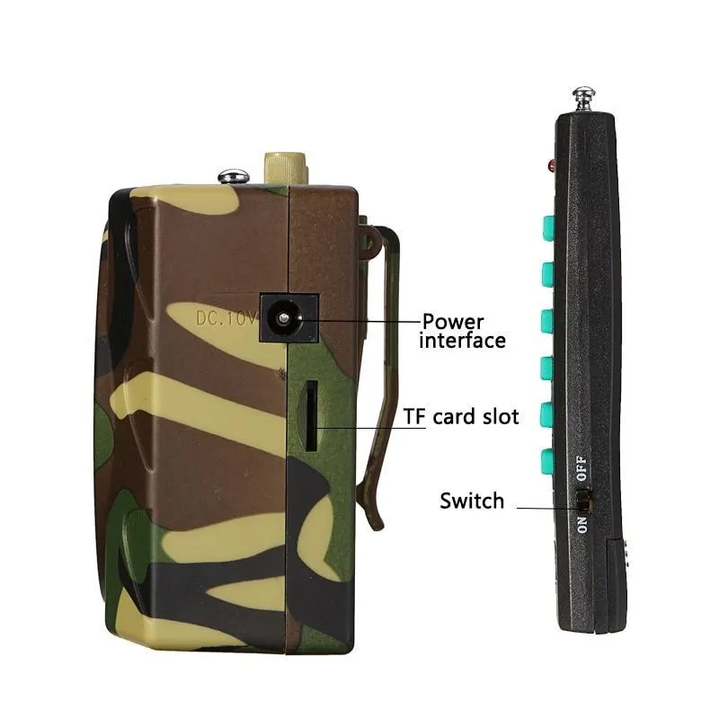 48W/38W Hunting Decoy Calls - Electronic Bird Caller- MP3 Speaker Remote Controller Kit