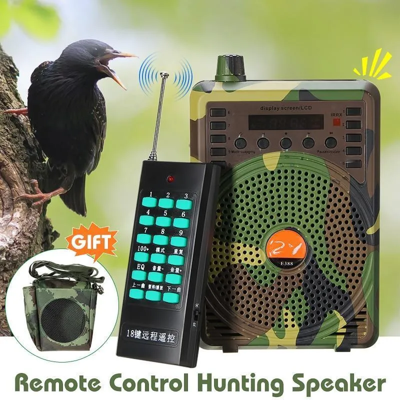 48W/38W Hunting Decoy Calls - Electronic Bird Caller- MP3 Speaker Remote Controller Kit