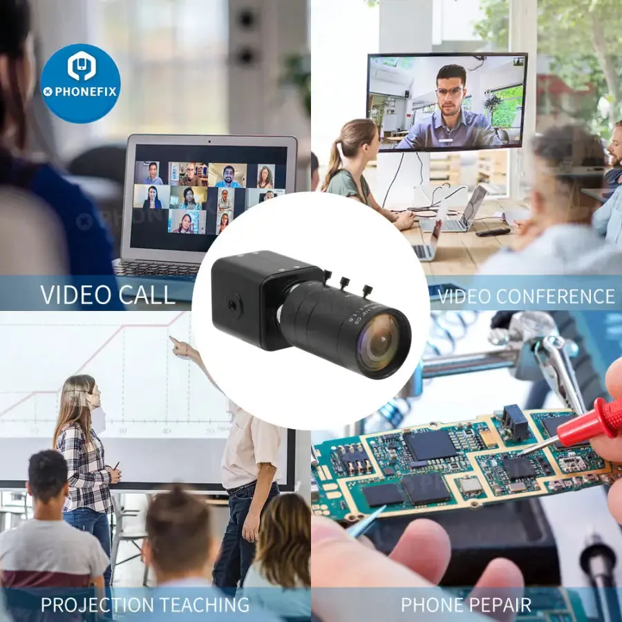 6-60mm F1.6 Lens 2.0MP 60FPS 1080p HDMI Industry Camera