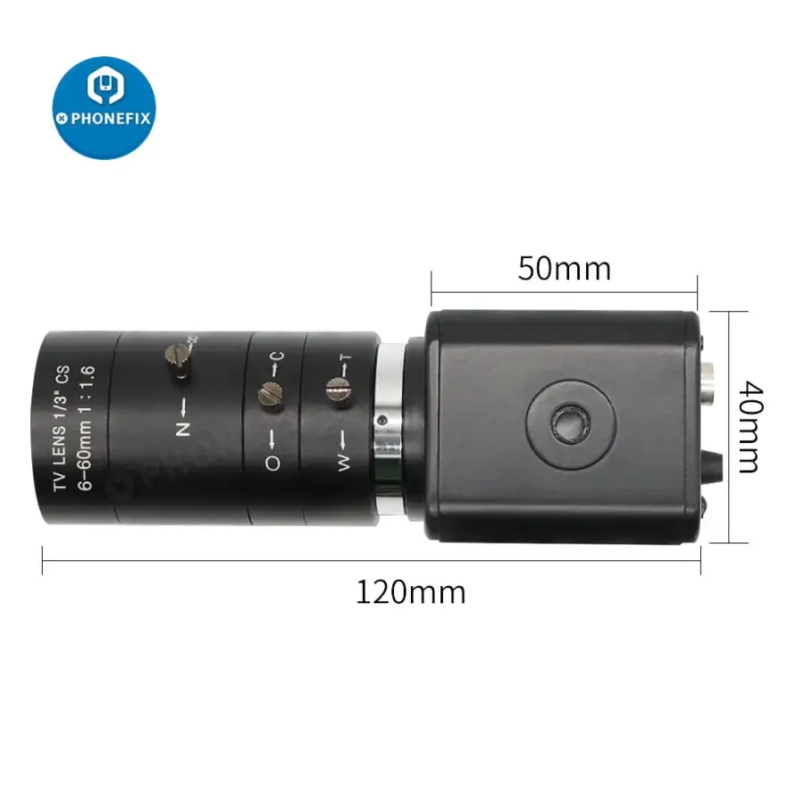 6-60mm F1.6 Lens 2.0MP 60FPS 1080p HDMI Industry Camera