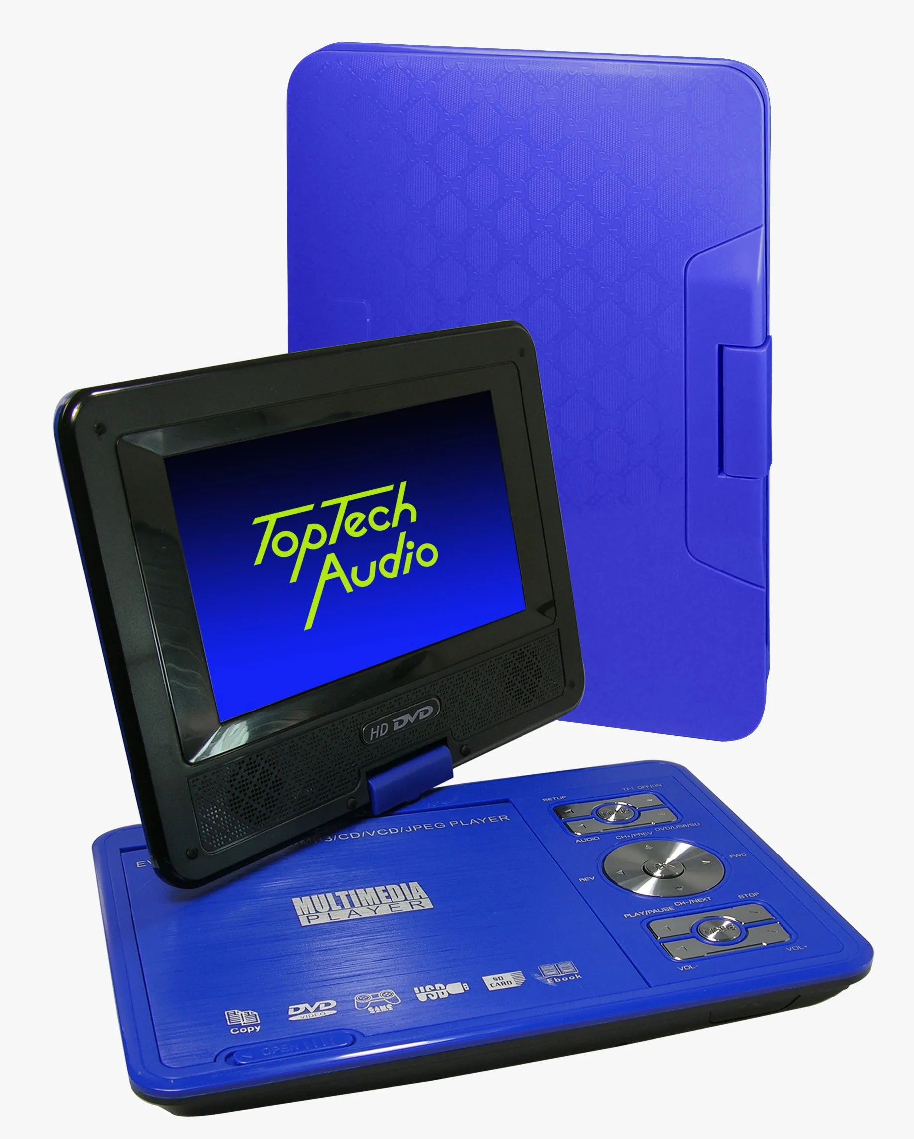7-Inch Multi-Media Player with Rechargeable Battery and Game Controller