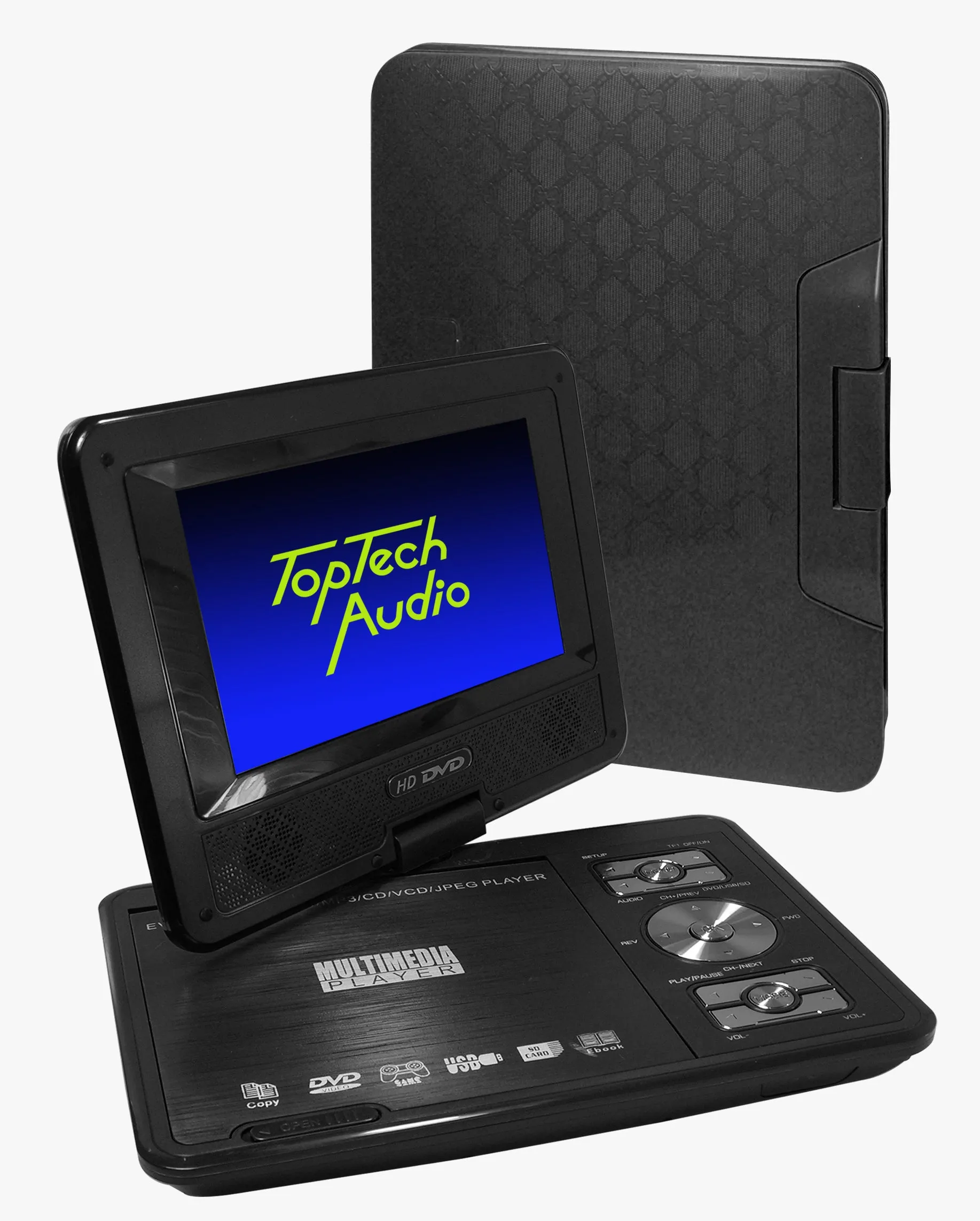 7-Inch Multi-Media Player with Rechargeable Battery and Game Controller