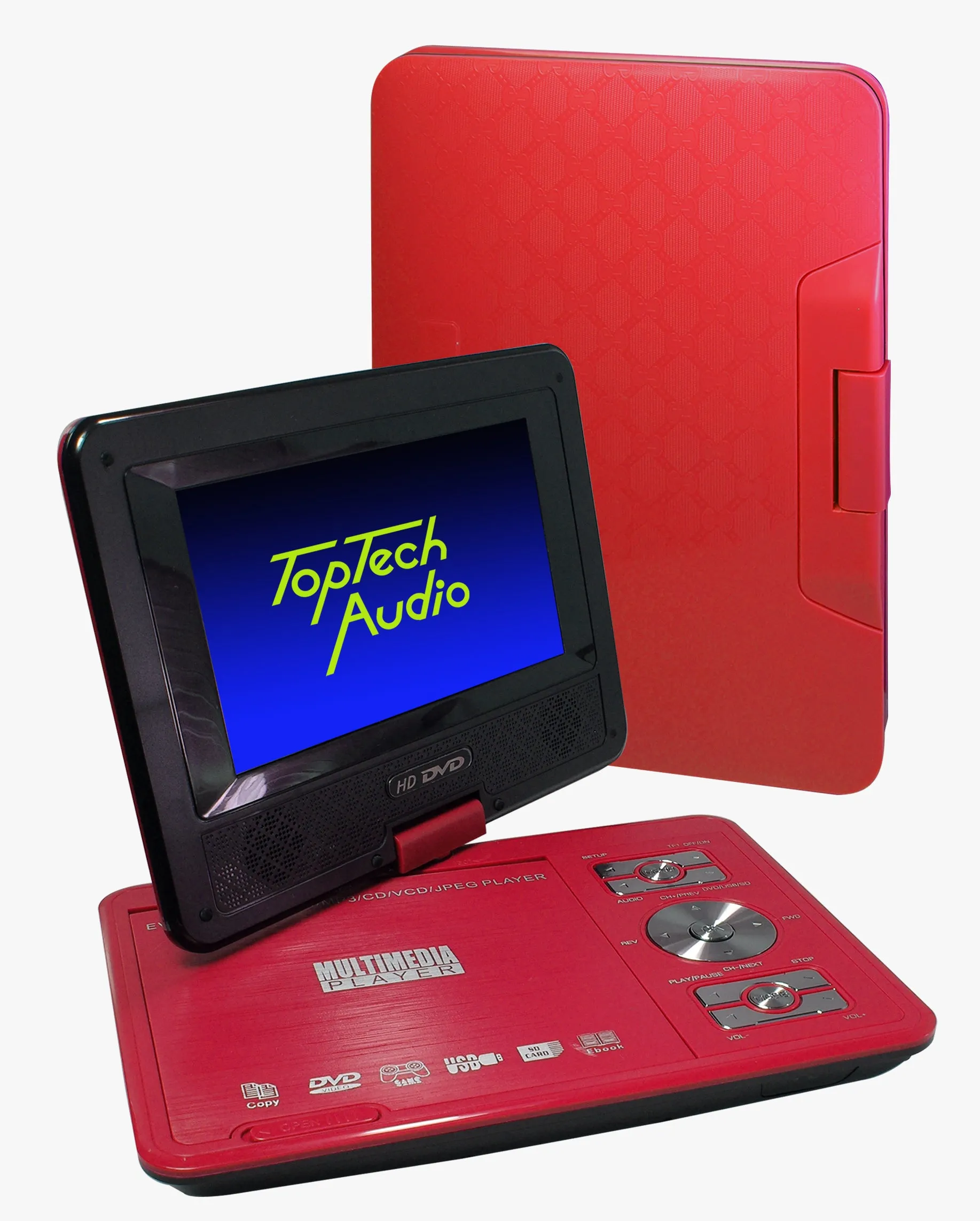 7-Inch Multi-Media Player with Rechargeable Battery and Game Controller