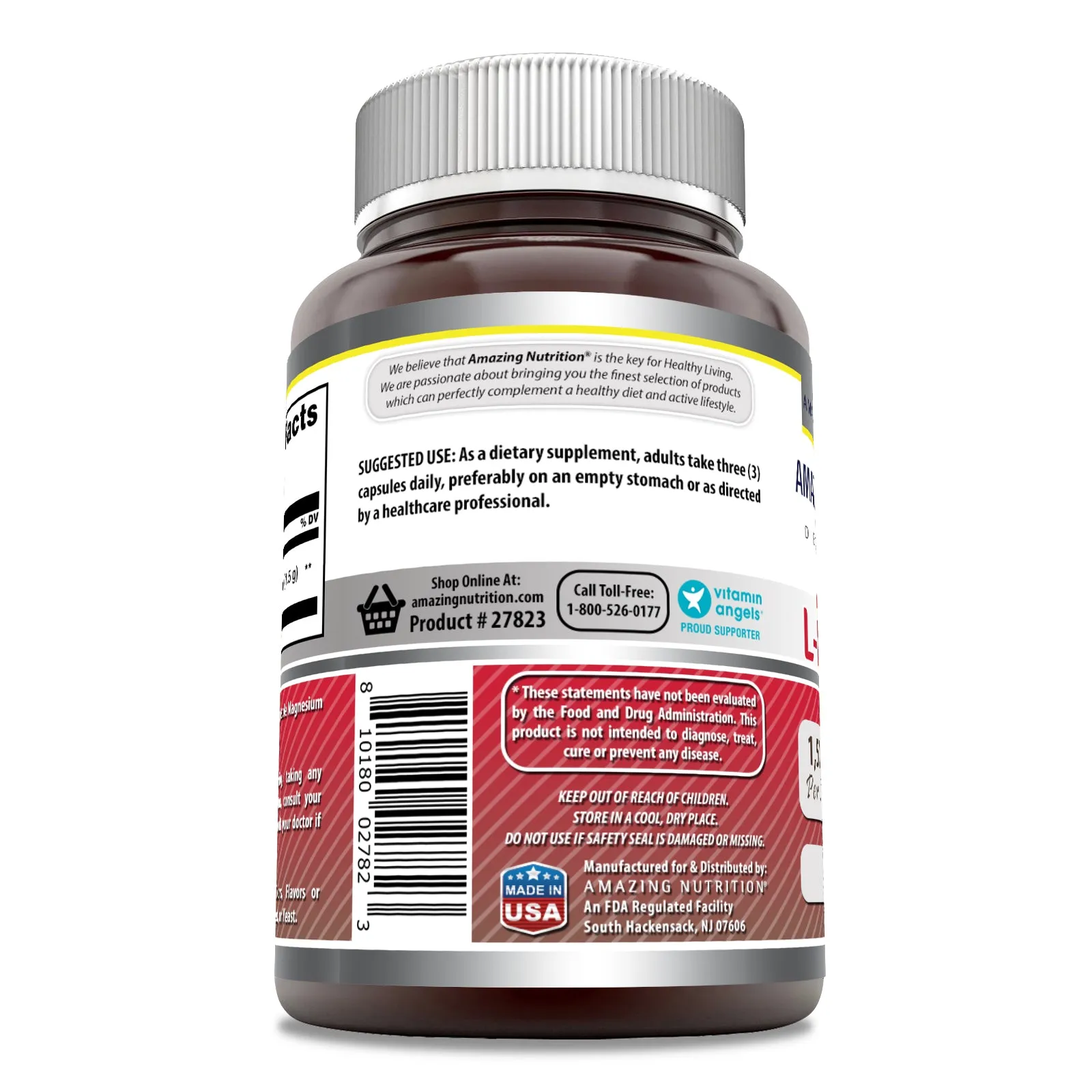 Amazing Formulas Acetyl L-Carnitine |  1500 Mg Per Serving | 60 Capsules