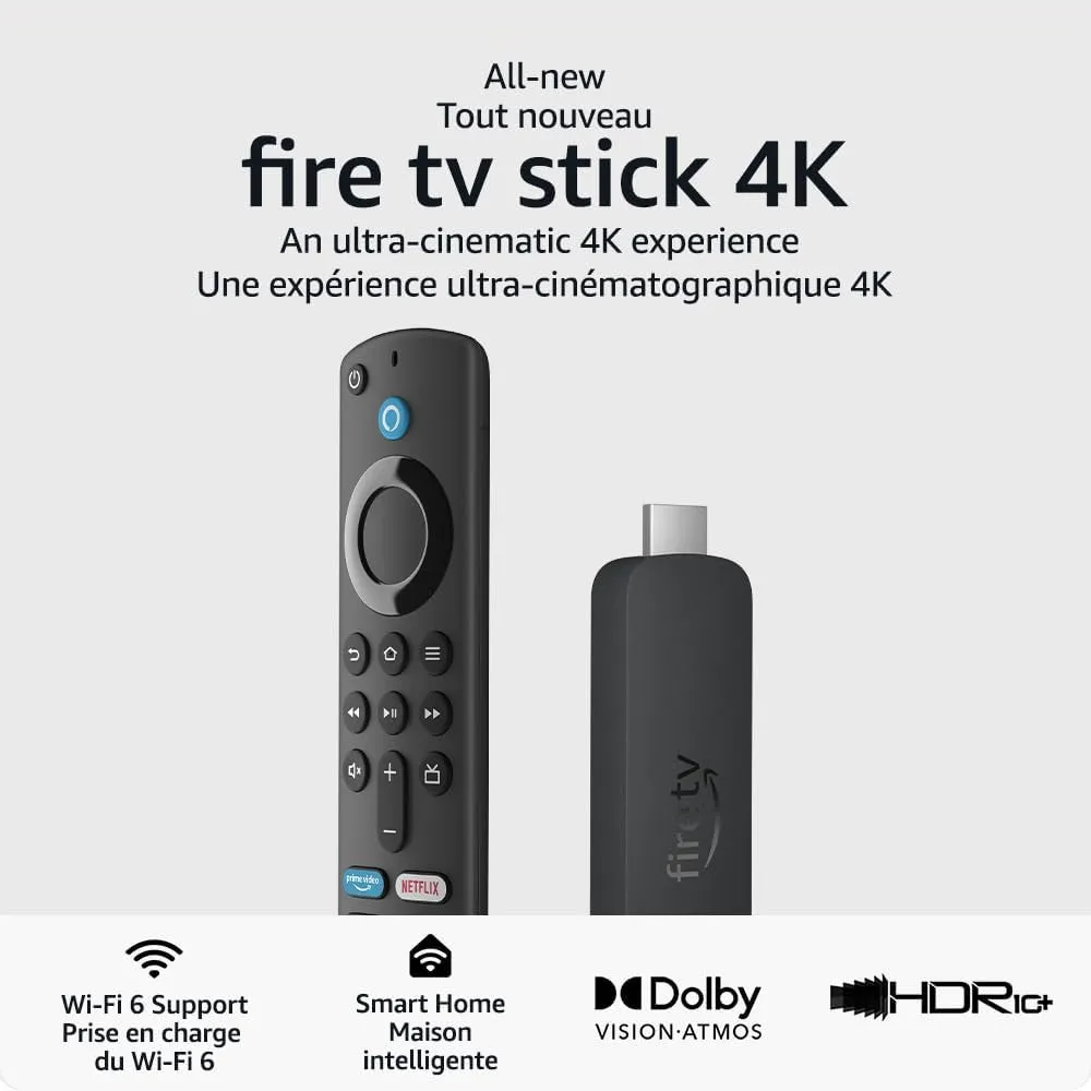 Amazon Fire TV Stick 4K 2nd Gen with Alexa Remote