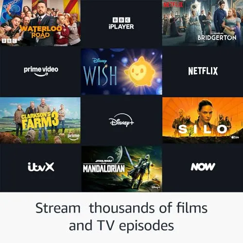 Amazon Fire TV Stick 4K streaming device | supports Wi-Fi 6, Dolby Vision/Atmos, HDR10 