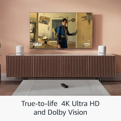 Amazon Fire TV Stick 4K streaming device | supports Wi-Fi 6, Dolby Vision/Atmos, HDR10 