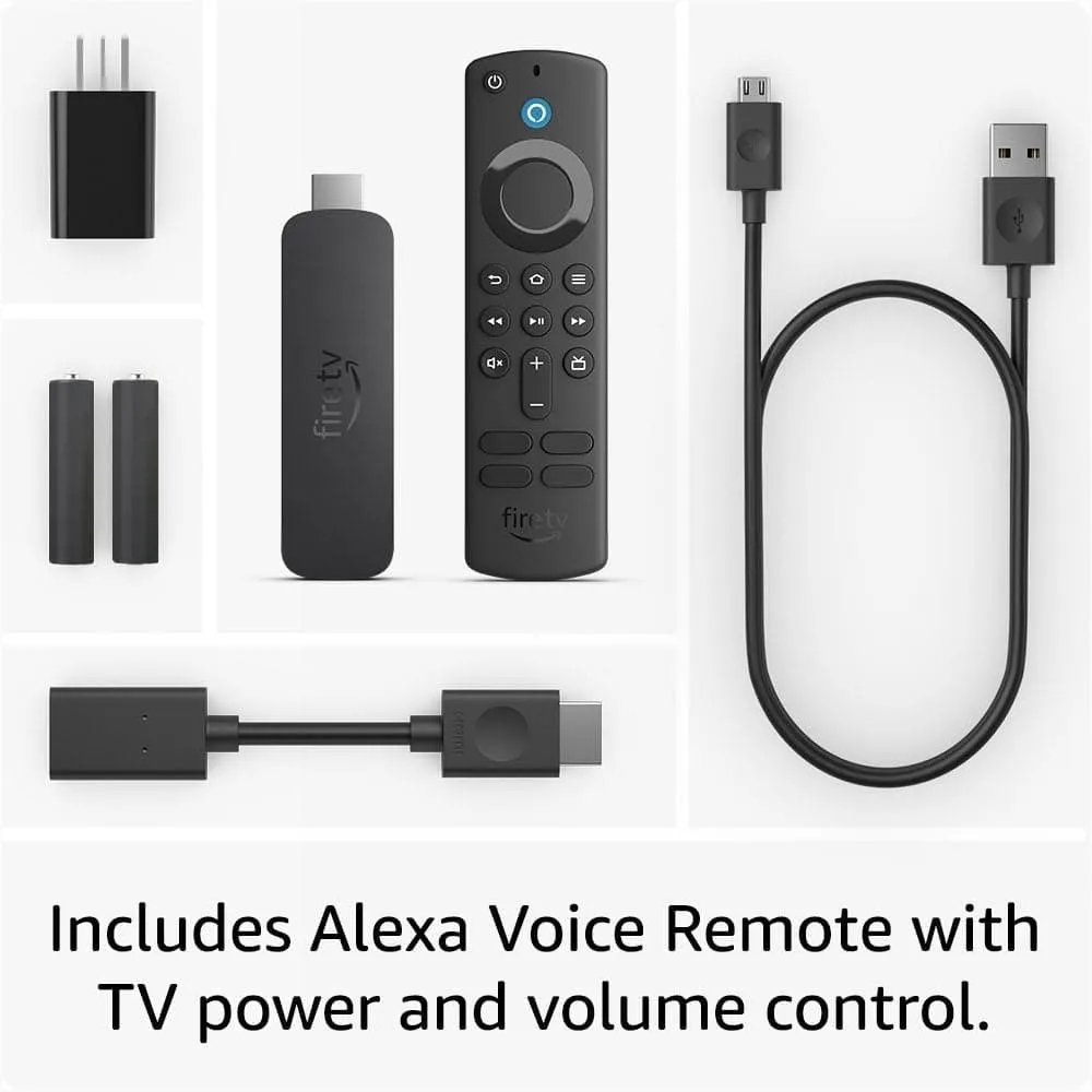 Amazon Fire TV Stick 4K Ultra HD (2nd Gen), Streaming Device with Alexa Voice Remote