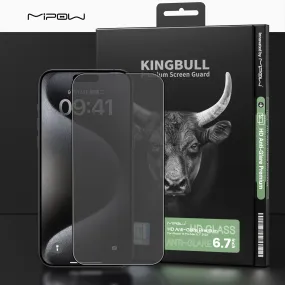Anti-Glare Tempered Glass for iPhone 15/14