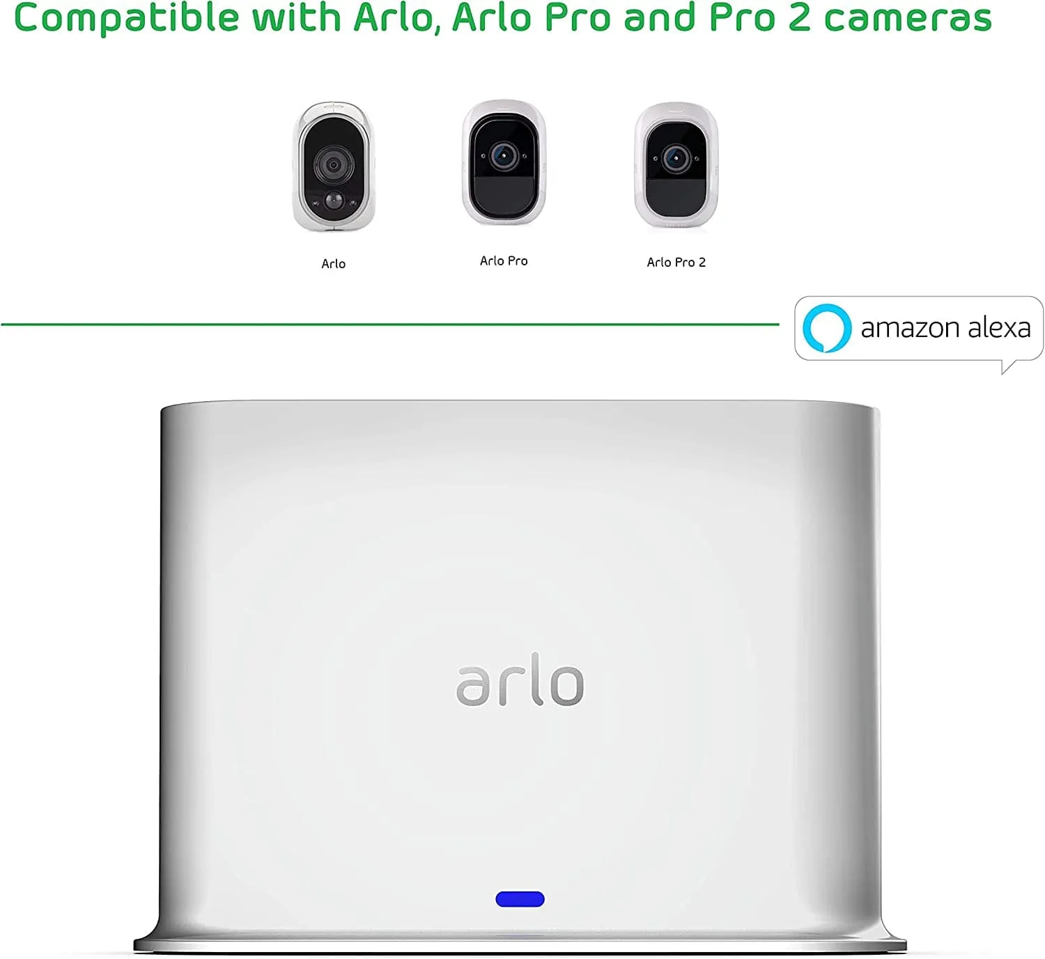 Arlo Base Station for Arlo Pro / Pro2 Wireless Security Cameras Certified Refurbished