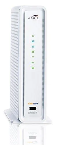 ARRIS SURFboard SBG6900AC Docsis 3.0 16x4 Cable Modem/ Wi-Fi AC1900 Router - Retail Packaging - White