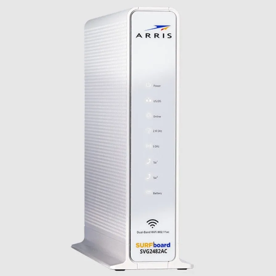 Arris Surfboard SVG2482AC DOCSIS 3.0 Cable Modem & AC2350 Wi-Fi Router - Certified Refurbished