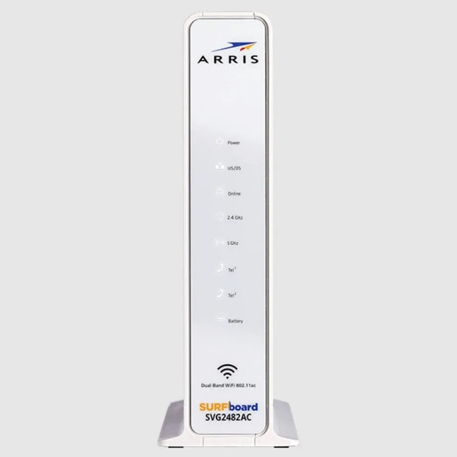 Arris Surfboard SVG2482AC DOCSIS 3.0 Cable Modem & AC2350 Wi-Fi Router - Certified Refurbished