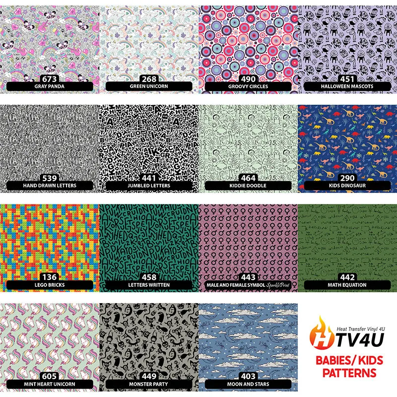 Babies / Kids Orajet 3164 Patterned Adhesive Vinyl (11" x 12")
