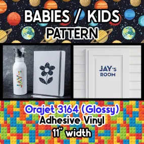 Babies / Kids Orajet 3164 Patterned Adhesive Vinyl (11" x 12")