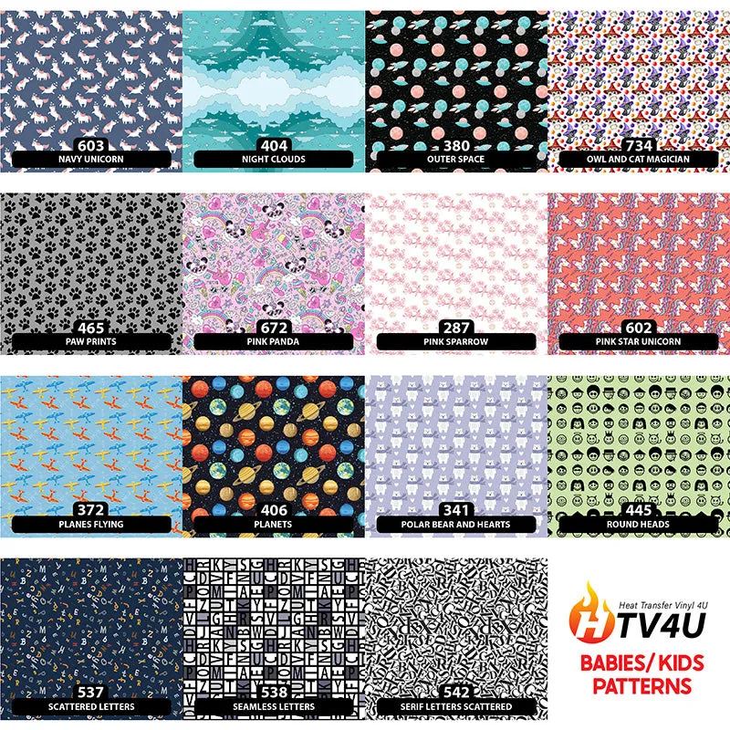 Babies / Kids Orajet 3164 Patterned Adhesive Vinyl (11" x 12")