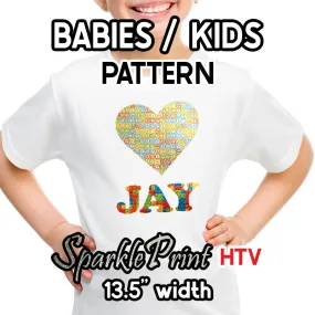 Babies / Kids Sparkleprint Patterned HTV (13.5" x 12")
