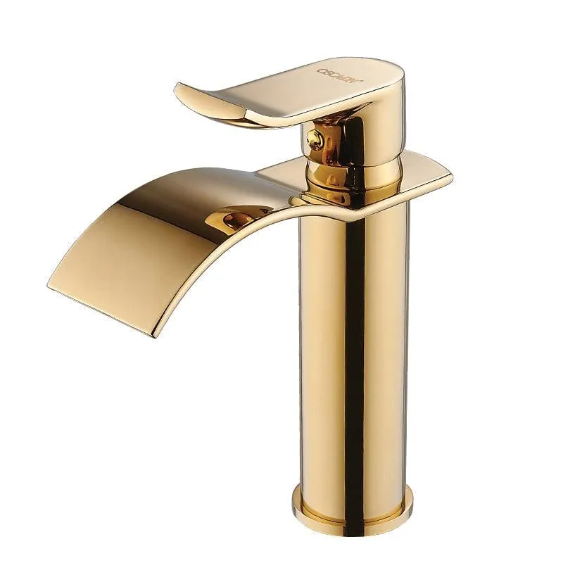 Basin Faucet Waterfall Faucet Brass Bathroom Basin Faucet Mixer Tap