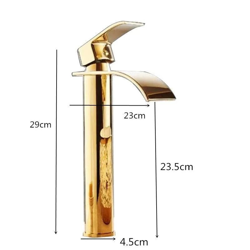 Basin Faucet Waterfall Faucet Brass Bathroom Basin Faucet Mixer Tap