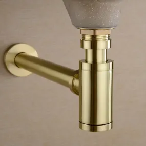 Bathroom Brass Basin Sink Tap Bottle Trap Drain Kit