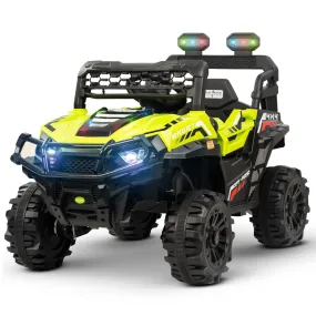 Baybee Broot Rechargeable Battery Operated Jeep for Kids, Ride on Toy Baby Car with Music & Light, Kids Jeep Battery Car, Electric Jeep Car for Kids to Drive 3 to 8 Years Boys Girl (Lite Green)