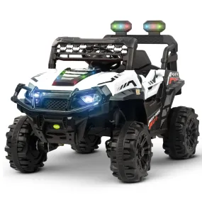 Baybee Broot Rechargeable Battery Operated Jeep for Kids, Ride on Toy Baby Car with Music & Light, Kids Jeep Battery Car, Electric Jeep Car for Kids to Drive 3 to 8 Years Boys Girl (White)