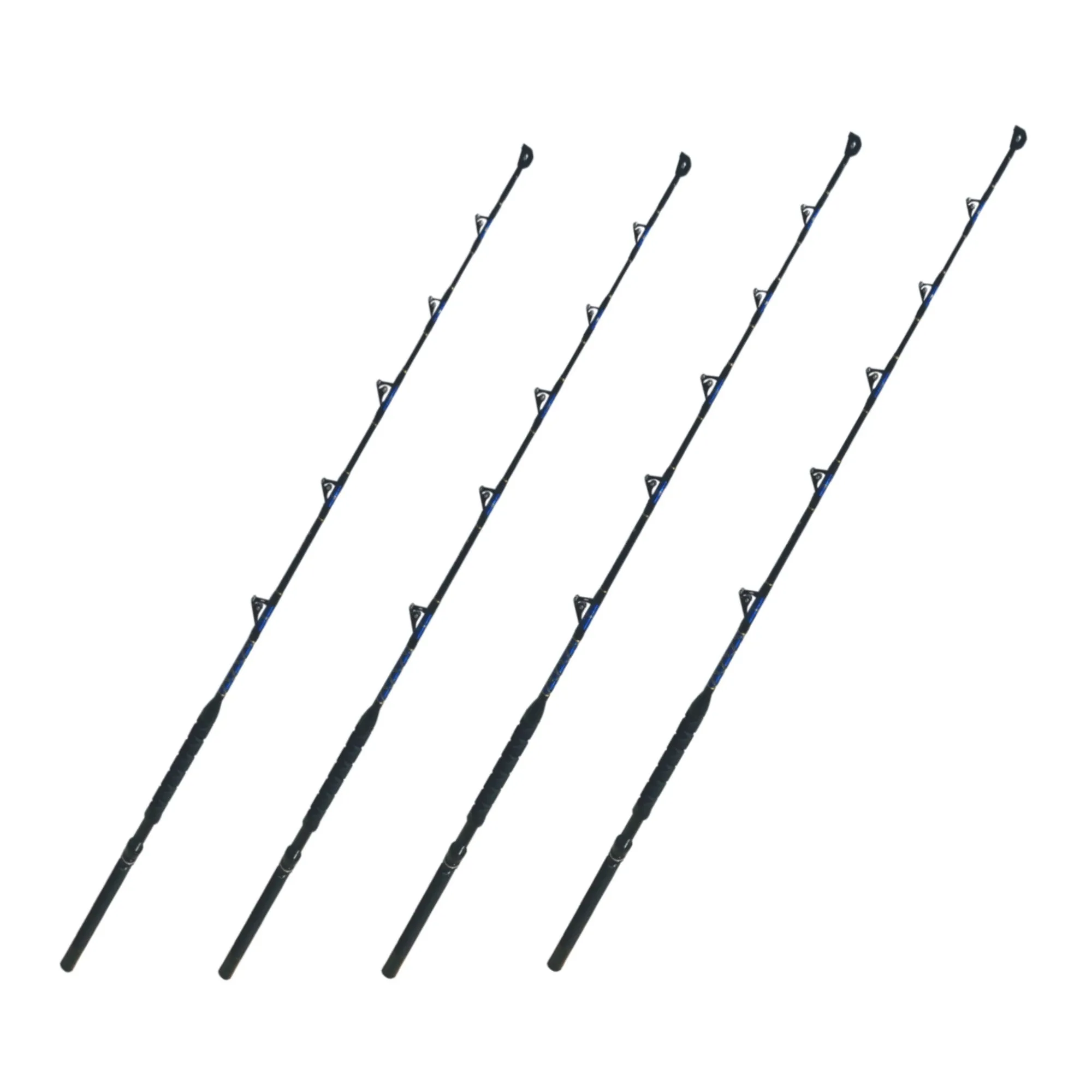 Black & Blue Roller Guide Boat Rod