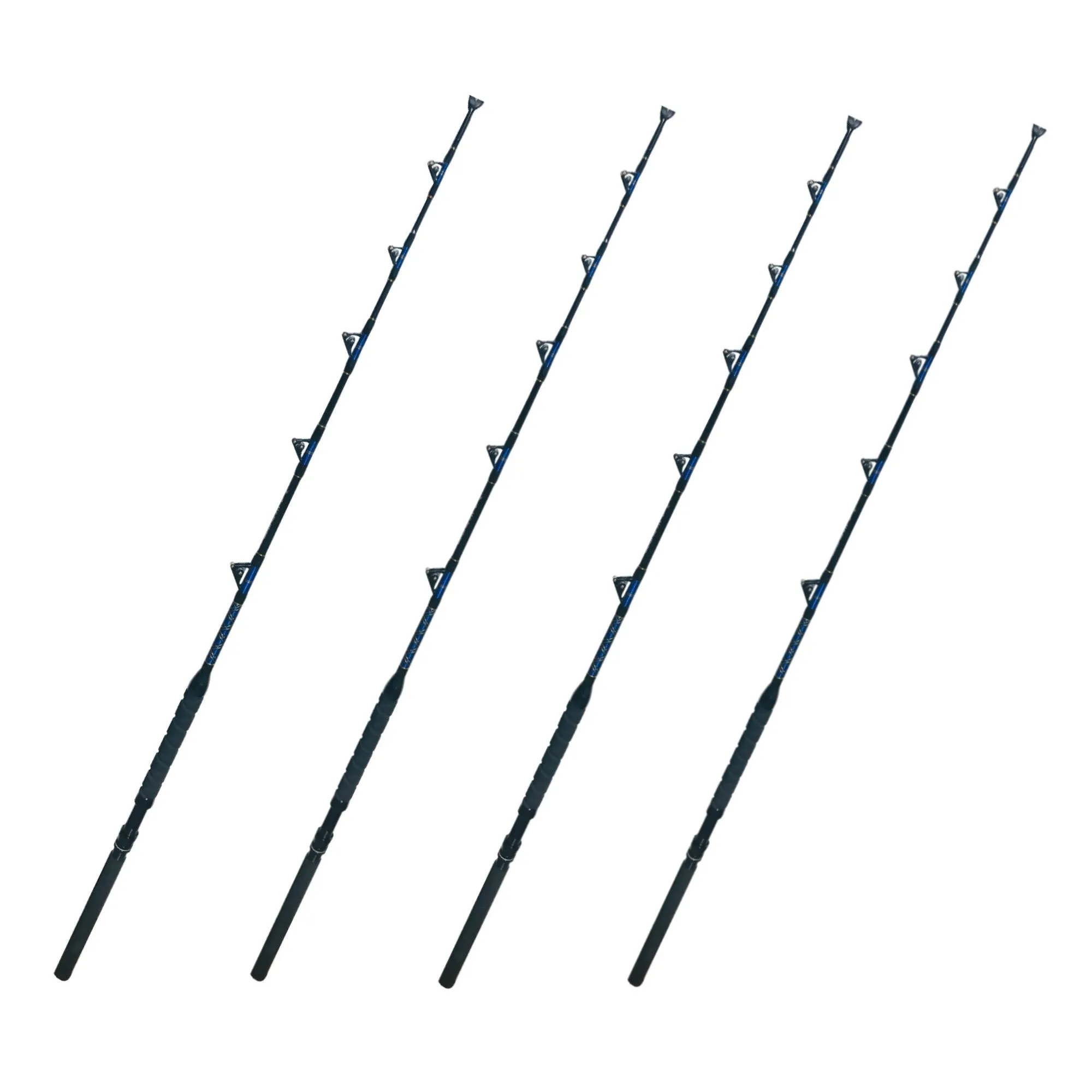 Black & Blue Roller Guide Boat Rod