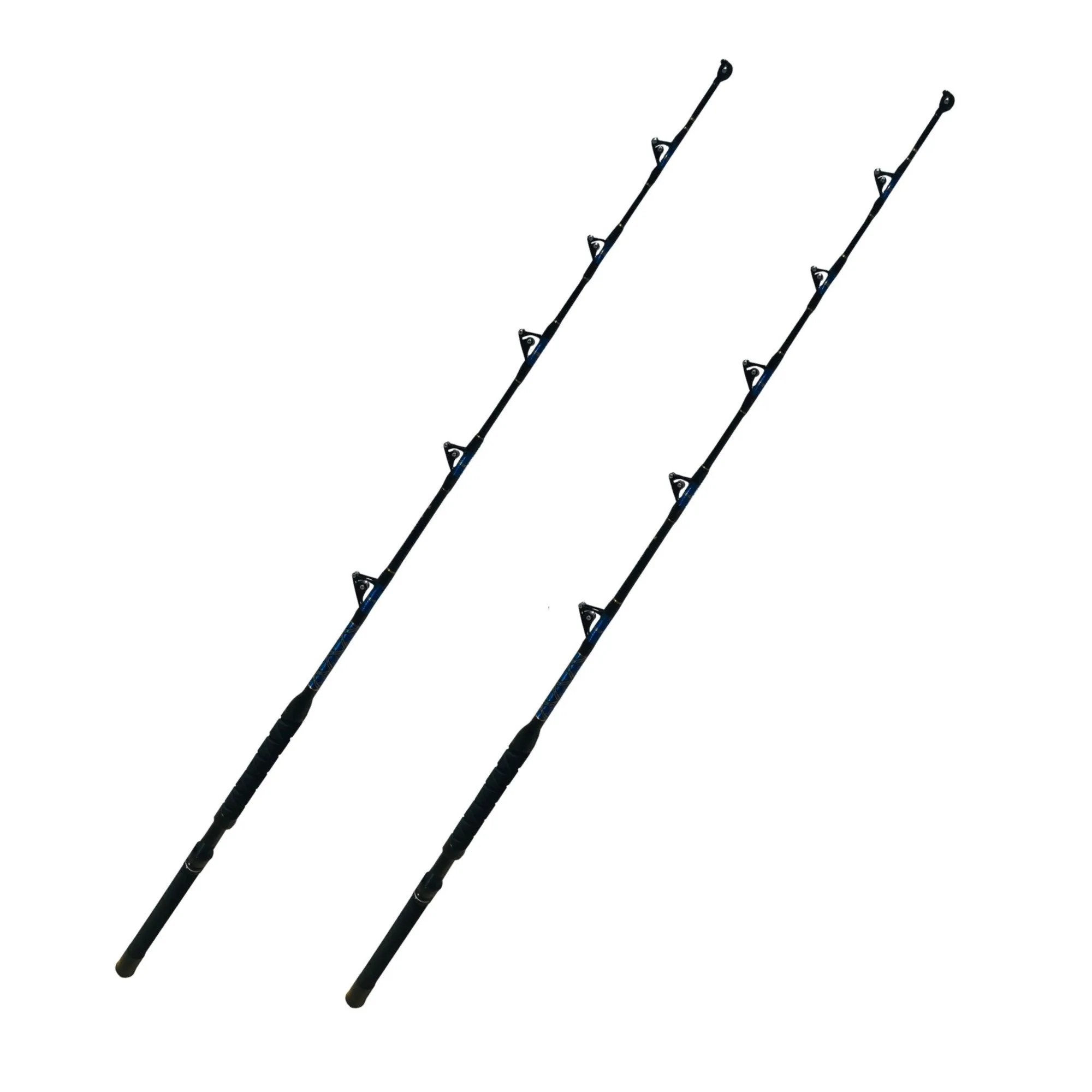 Black & Blue Roller Guide Boat Rod