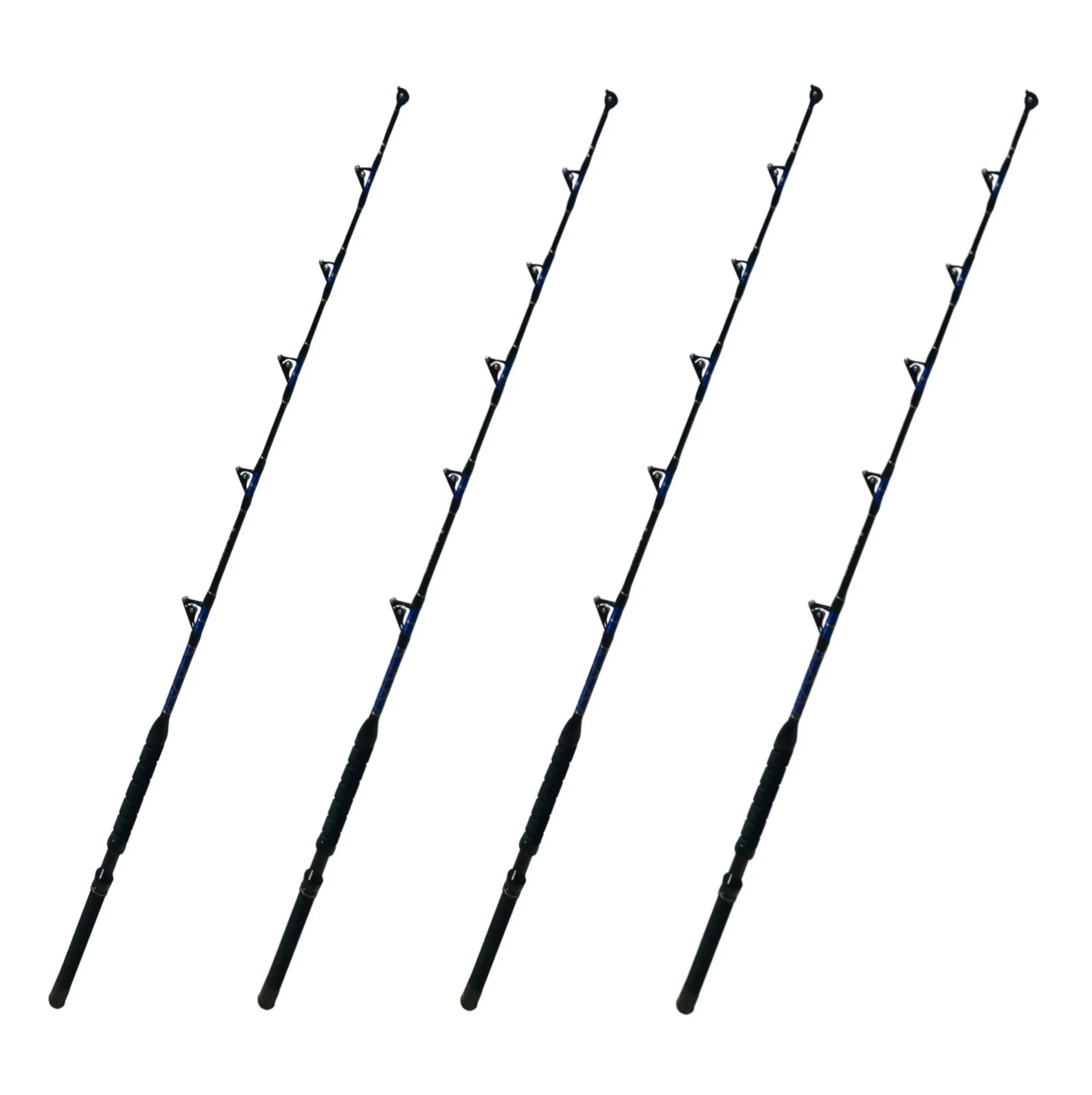 Black & Blue Roller Guide Boat Rod