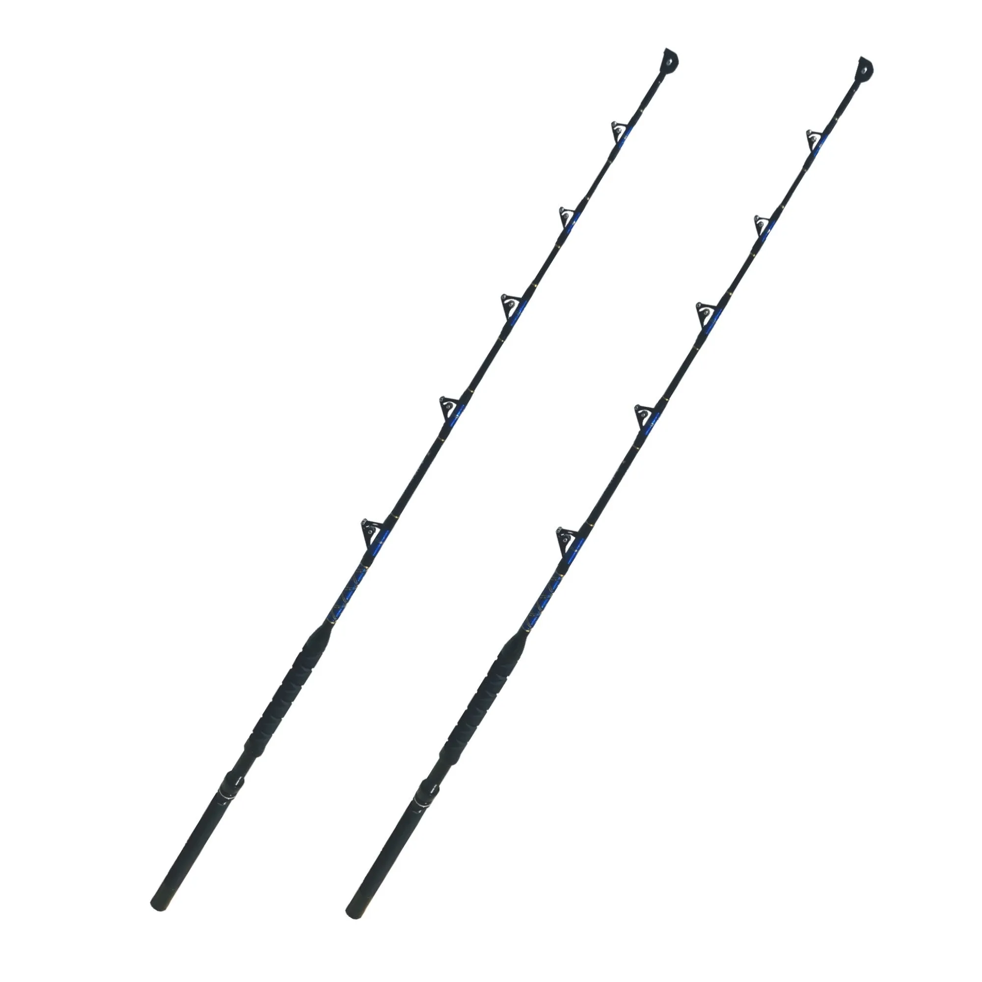 Black & Blue Roller Guide Boat Rod