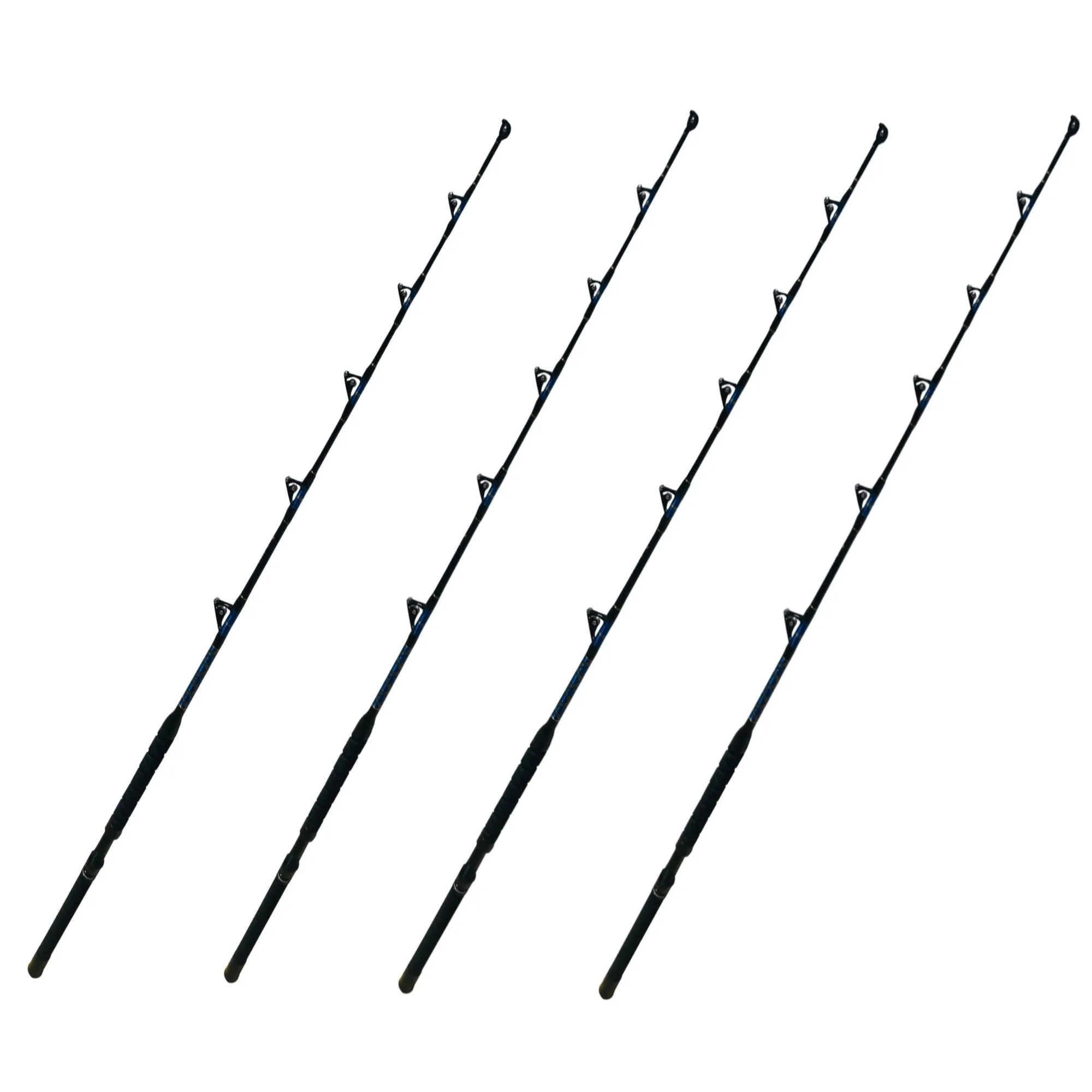 Black & Blue Roller Guide Boat Rod