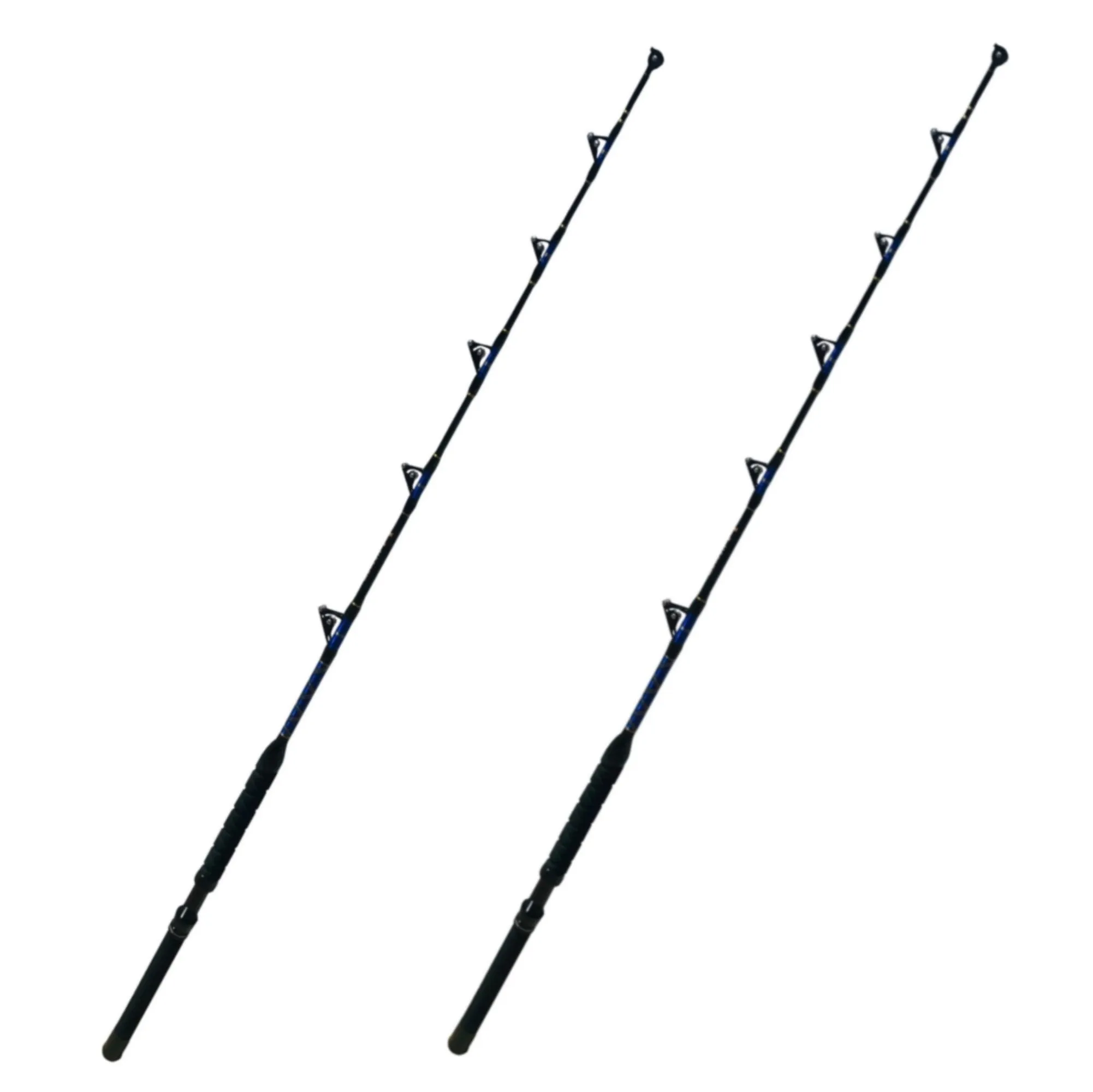 Black & Blue Roller Guide Boat Rod