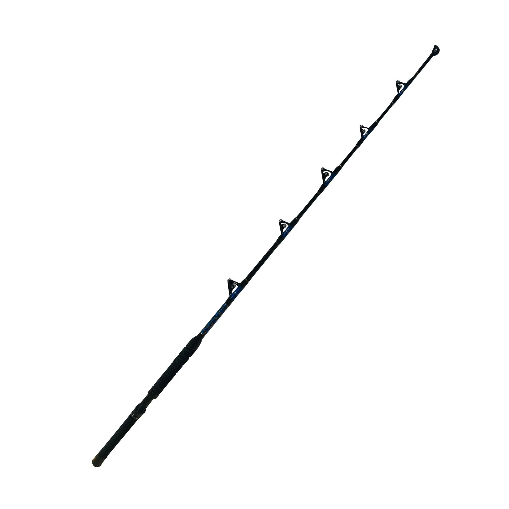 Black & Blue Roller Guide Boat Rod