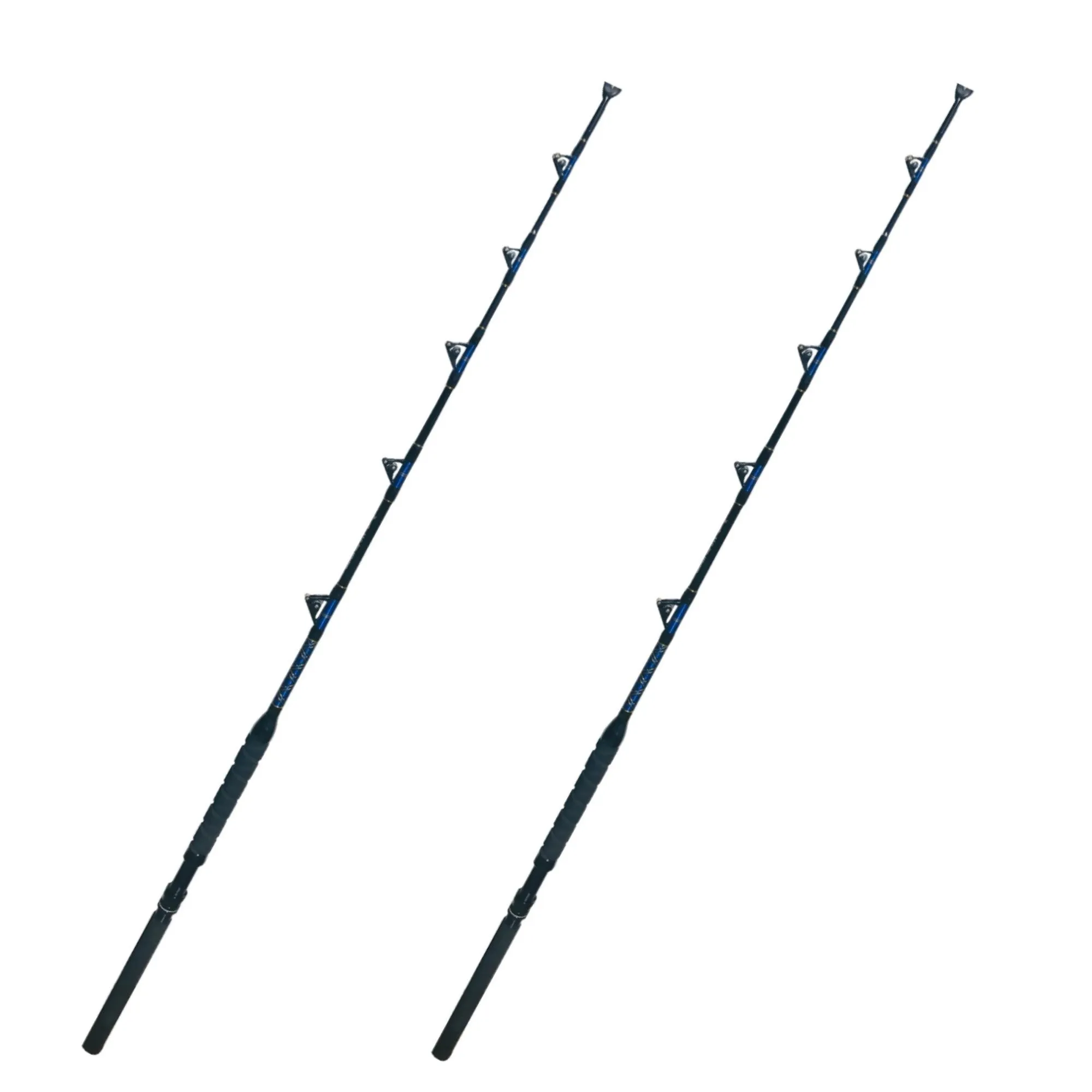 Black & Blue Roller Guide Boat Rod