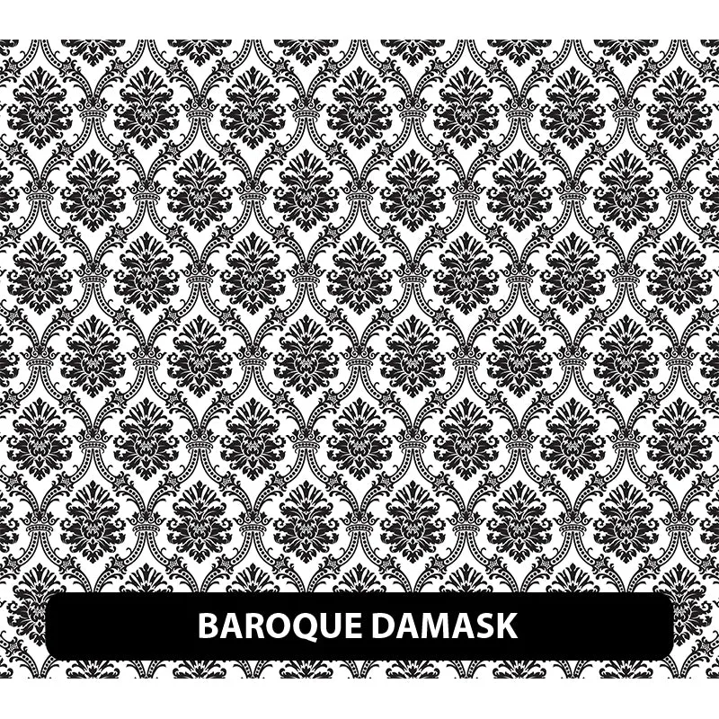 Black & White Orajet 3164 Patterned Adhesive Vinyl (11" x 12")