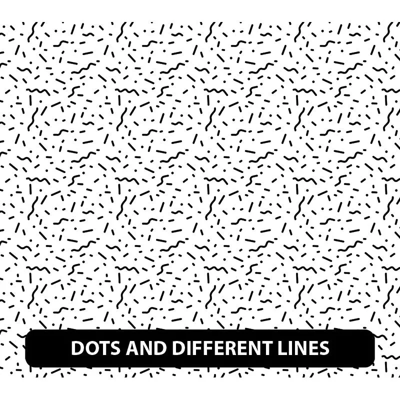 Black & White Orajet 3164 Patterned Adhesive Vinyl (11" x 12")